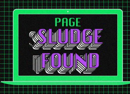 computer page sludge found